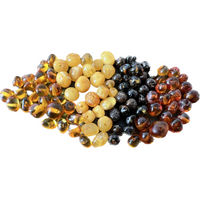 Produktbild von Amberdog Baltischer Bernstein Perlen in Barock Form mit gebohrtem Loch Milchig
