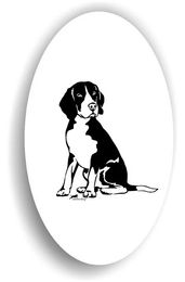 Produktbild von Amberdog Beagle Aufkleber Sticker