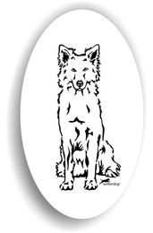 Produktbild von Amberdog Berger Blanc Suisse Sticker Aufkleber