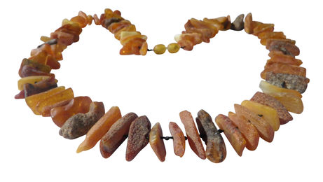 Produktbild von Amberdog Bernstein Kette Natur Nida 66cm