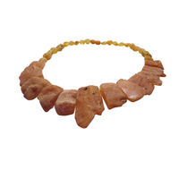 Produktbild von Amberdog Bernsteincollier Natur in Gelb und Orange aus Naturmaterial