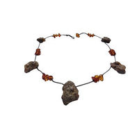 Produktbild von Amberdog Bernsteinkette Collier aus Naturstein