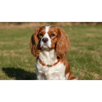 Produktbild von Amberdog Bernsteinkette für Hunde mit Unakit und Erdbeerquarz 36cm