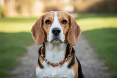 Produktbild von Amberdog Bernsteinkette mit Amethyst und Rosenquarz aus Naturmaterial 32cm