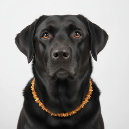 Produktbild von Amberdog Bernsteinkette Sonne für Hunde in Gelb und Orange 30cm