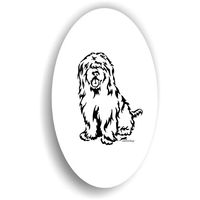 Produktbild von Amberdog Briard Aufkleber Sticker