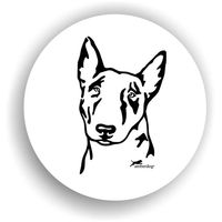 Produktbild von Amberdog Bullterrier Aufkleber Sticker