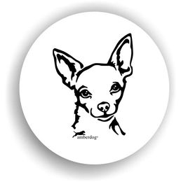 Produktbild von Amberdog Chihuahua Aufkleber Sticker