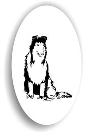 Produktbild von Amberdog Collie Aufkleber Sticker