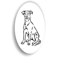 Produktbild von amberdog Deutscher Pinscher Sticker Aufkleber