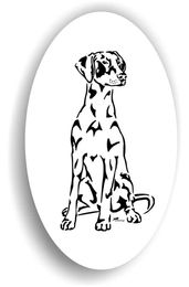 Produktbild von Amberdog Dobermann Aufkleber Sticker