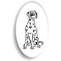 Produktbild von Amberdog Dobermann Aufkleber Sticker