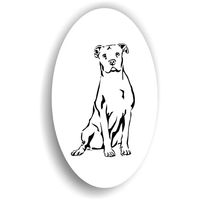 Produktbild von Amberdog Dogo Argentino Aufkleber Sticker