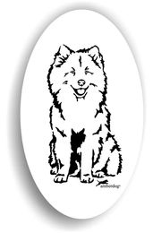 Produktbild von Amberdog Eurasier Sticker