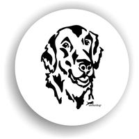 Produktbild von Amberdog Flatcoated Retriever Sticker