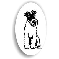 Produktbild von Amberdog Foxterrier Drahthaar Sticker