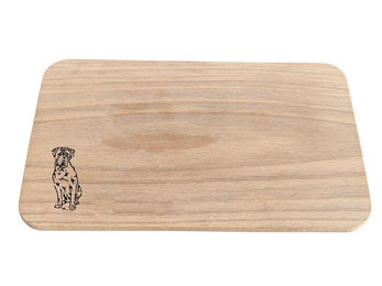 Produktbild von Amberdog Frühstücksbrettchen Bordeaux Dogge Riesenrassen