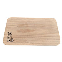 Produktbild von Amberdog Frühstücksbrettchen Zwergschnauzer