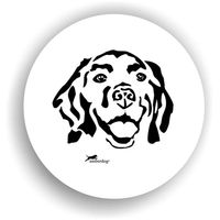 Produktbild von Amberdog Golden Retriever Aufkleber Sticker