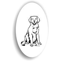 Produktbild von Amberdog Golden Retriever Sticker