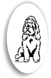 Produktbild von Amberdog Grand Basset Griffon Sticker