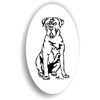 Produktbild von Amberdog Hund Aufkleber Cane Corso Sticker