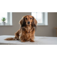 Produktbild von Amberdog Hundehalsband aus Naturmaterial Bernstein und Blauquarz 51cm
