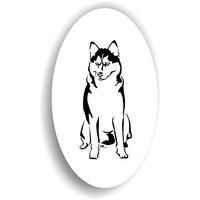 Produktbild von Amberdog Husky Sticker