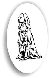 Produktbild von Amberdog Irish Setter Aufkleber
