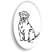 Produktbild von Amberdog Irish Soft Coated Wheaten Sticker