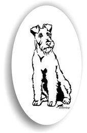 Produktbild von Amberdog Irish Terrier Aufkleber