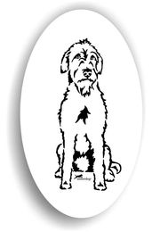 Produktbild von Amberdog Irish Wolfhound Sticker