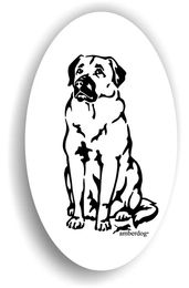 Produktbild von Amberdog Kangal Hund Sticker