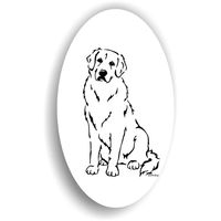 Produktbild von Amberdog Kuvasz Sticker