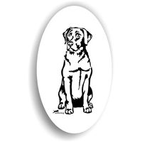 Produktbild von Amberdog Labrador Aufkleber