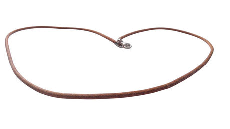 Produktbild von Amberdog Lederbandcollier Natur 45cm