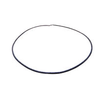 Produktbild von Amberdog Lederbandcollier Schwarz