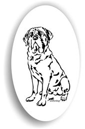 Produktbild von Amberdog Mastiff Sticker