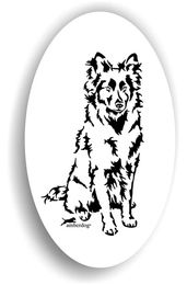 Produktbild von Amberdog Mudi Sticker