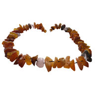 Produktbild von Amberdog Natur Bernsteinkette mit Rosenquarz