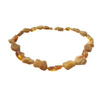 Produktbild von Amberdog Natur Bernsteinkette rustikal 52cm