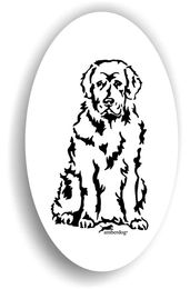 Produktbild von Amberdog Neufundländer Sticker