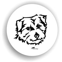 Produktbild von Amberdog Norfolk Terrier Aufkleber Sticker