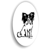 Produktbild von Amberdog Papillon Spaniel Sticker