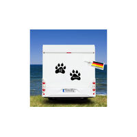 Produktbild von Amberdog Pfötchen-Aufkleber für Wohnmobil 2er-Set 50cm