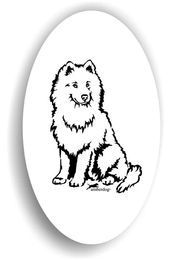 Produktbild von Amberdog Samojede Sticker