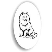 Produktbild von Amberdog Samojede Sticker
