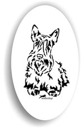 Produktbild von Amberdog Scottish Terrier Sticker