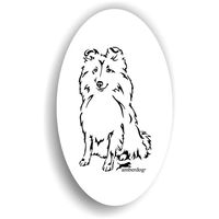 Produktbild von Amberdog Sheltie Shetland Sheepdog Sticker