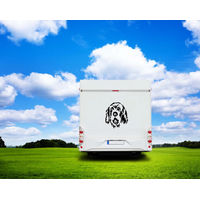 Produktbild von Amberdog Spinone Italiano Wandtattoo Aufkleber für Auto und Wohnmobil Schwarz 50cm